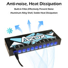 AZOR Isolated Power Supply 10 Output Pedal Power Supply 18V Isolated Pedal Power CP-207