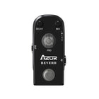 AZOR AP312 Digital Reverb Guitar Effect Pedal Plate Reverb Hall and Church,Space Guitar Effect with True Bypass Aluminum Alloy