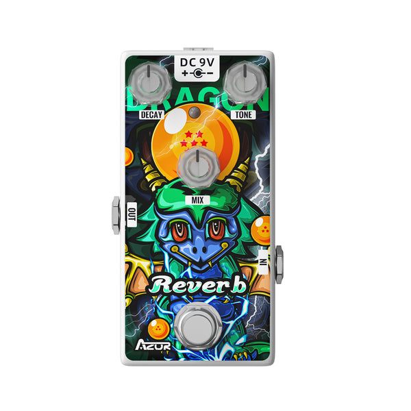 azor pedals AZOR Digital Reverb Pedal Dragon Pure Reverb Guitar Effect Pedal for Electric Guitar AP509