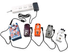 AZOR AP02 Pedal Power Supply with 8 Way Chain Cables Use for Guitar Effects Output to 1000ma 9V DC 1A Negative Tip Guitar Effect Pedal …