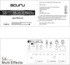 Caline S6 Multi-Effects Pedal Guitar Effect Delay Chorus and Distortion Pedals
