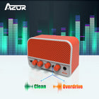 AZOR Combo Electric Guitar Amplifier 5W Bluetooth Rechargeable Guitar Amps, Clean & Overdrive Effects with Headphone Output Portable for Electric Guitars