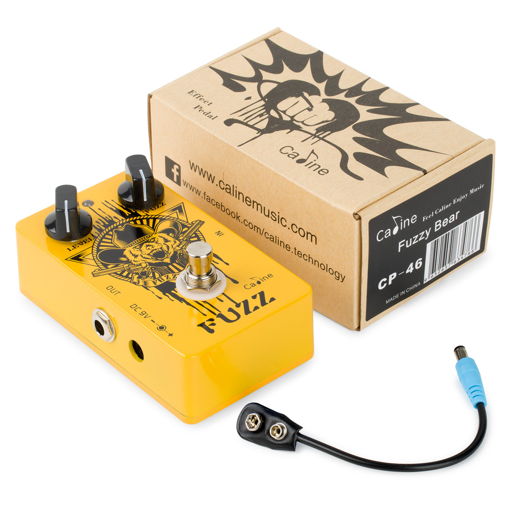 caline fuzz pedal Caline CP-46 Fuzzy Bear Fuzz Guitar Effect Pedal Guitar Pedal Fuzz Effect US