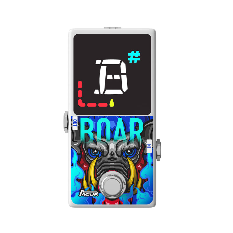 AZOR Tuner Pedal Boar Chromatic Guitar Deluxe Tuner Pedal for High Precision Guitar and Bass True Bypass AP512