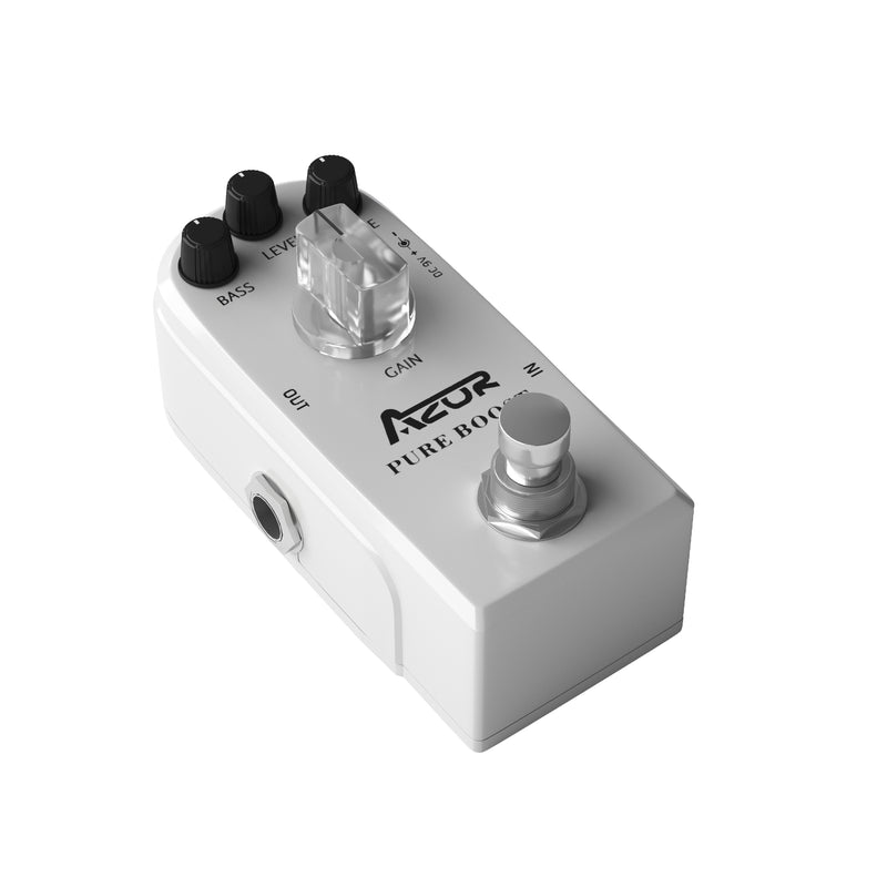boost guitar pedal AZOR Pure Boost Guitar Effect Pedal Micro Clean Boost