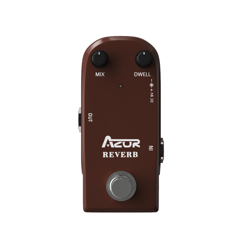AZOR Reverb Digital Guitar Effect Pedal True Bypass Aluminium-alloy case