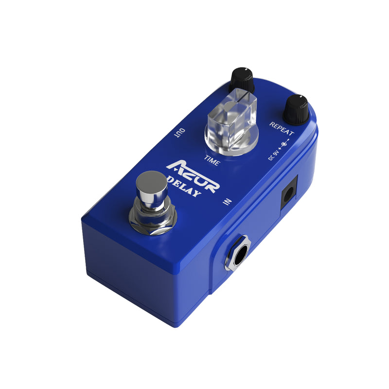 overdrive delay pedal AZOR Delay Guitar Effect Pedal Vintage Delay Mini Pedal for Electric Guitar True Bypass