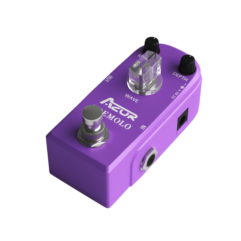 tremolo guitar pedal AZOR Mini Pedal Tremolo Classic Guitar Effect Pedal Super Mini AP-317