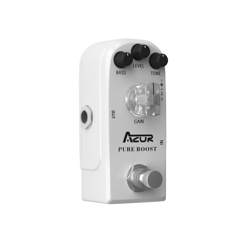 clean boost guitar pedal AZOR Pure Boost Guitar Effect Pedal Micro Clean Boost with True Bypass