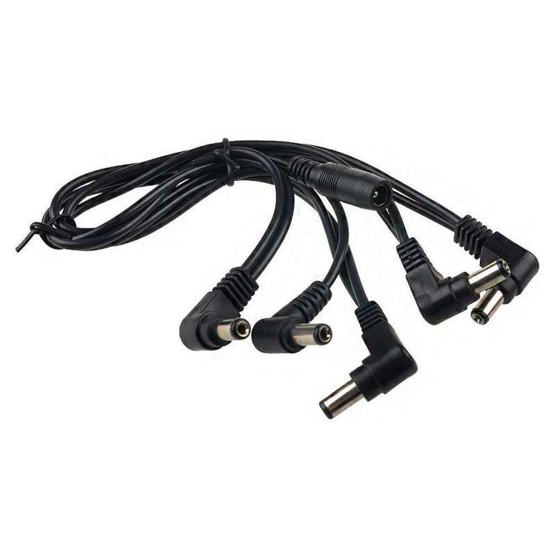 guitar pedal daisy chain AZOR 5 Way Daisy Chain Cables Fit for Guitar Effect Pedal