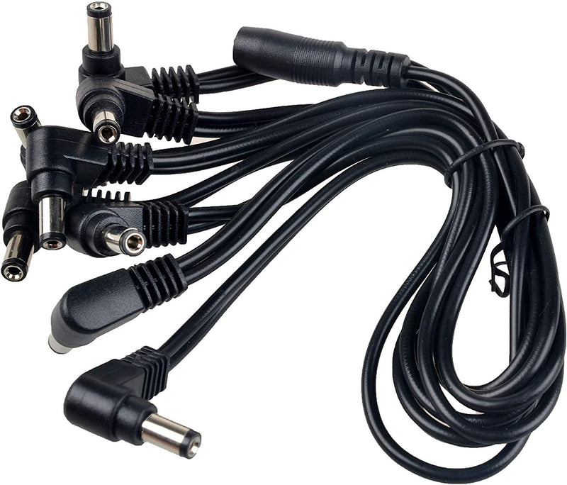 AZOR 8 Way Daisy Chain Cables Fit for Guitar Effect Pedal