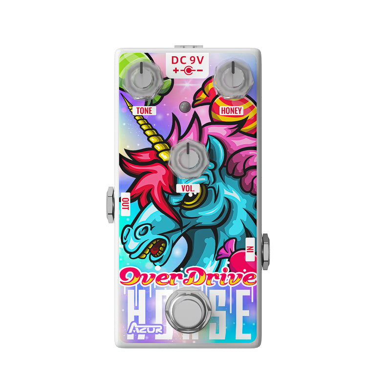 guitar pedal overdrive AZOR Overdrive Guitar Effect Pedal Horse Dirty Overdrive Mini Pedal for Electric Guitar True Bypass AP504