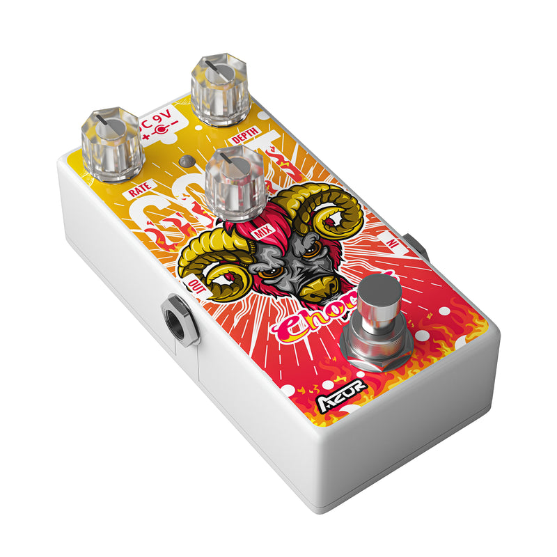 goat generator pedal AZOR Chorus Guitar Pedal Goat Digital Classic Chorus Effects Pedal for Electric Guitar and Bass AP511