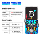 AZOR Tuner Pedal Boar Chromatic Guitar Deluxe Tuner Pedal for High Precision Guitar and Bass True Bypass AP512