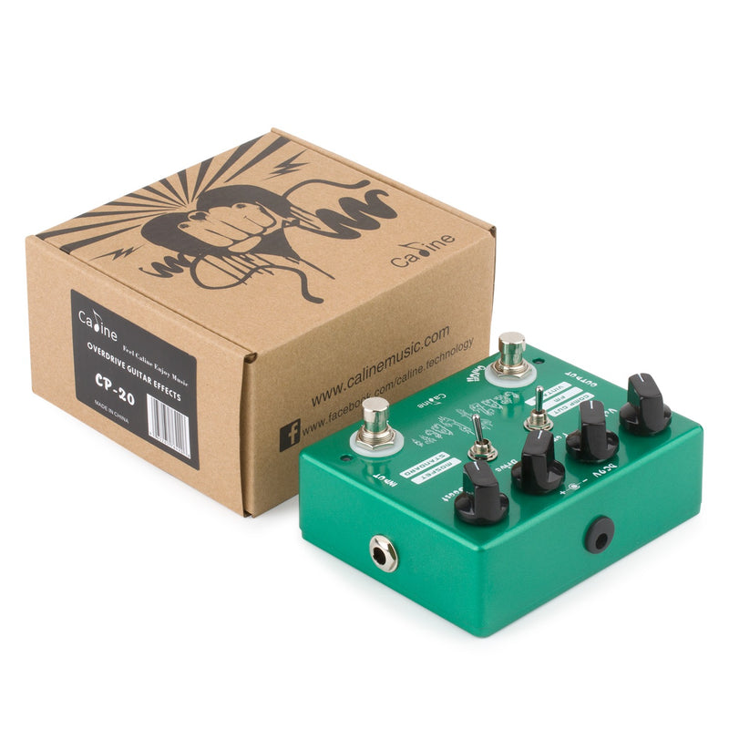 caline overdrive pedal AZOR CP-20 Crazy Cacti Overdrive Pedal Guitar Effect Pedal Guitar Accessories
