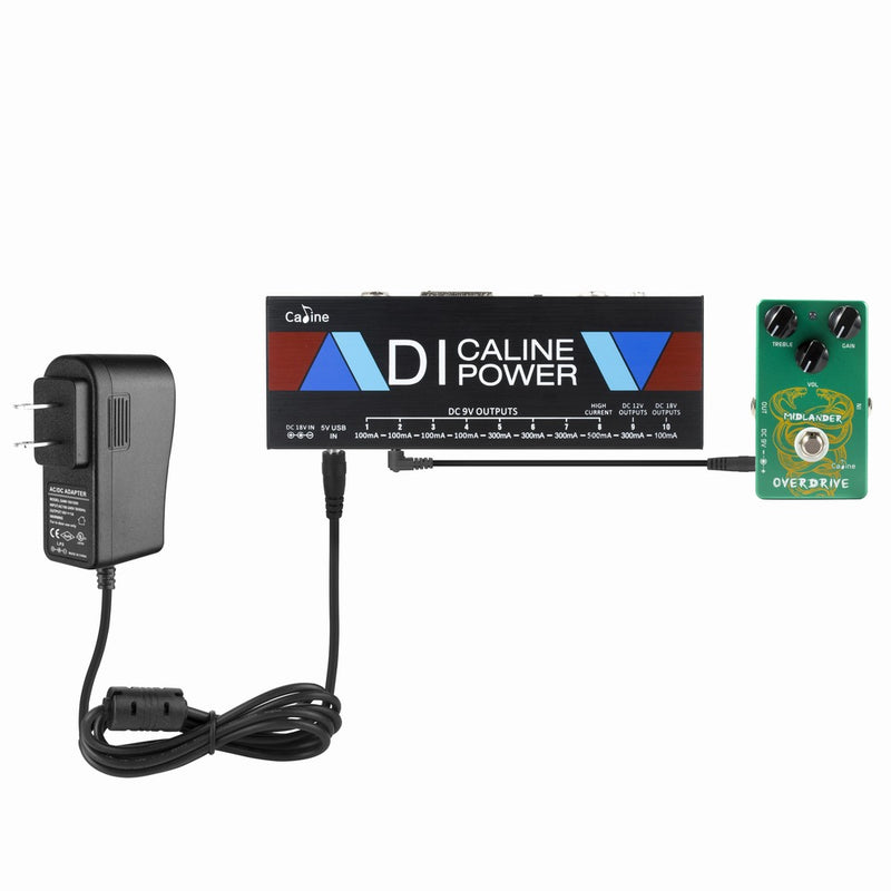 guitar pedal multi power supply Caline DI Box Multi Power Supply CP-201 Guitar Accessories Guitar Effect Pedal