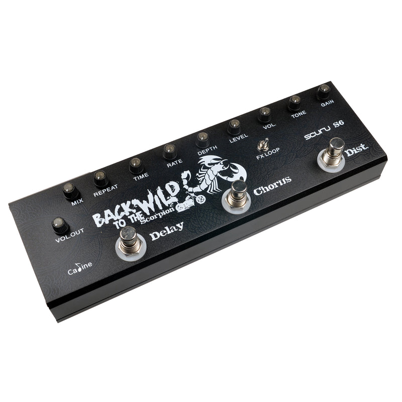 caline pedal Caline S6 Multi-Effects Pedal Guitar Effect Delay Chorus and Distortion Pedals