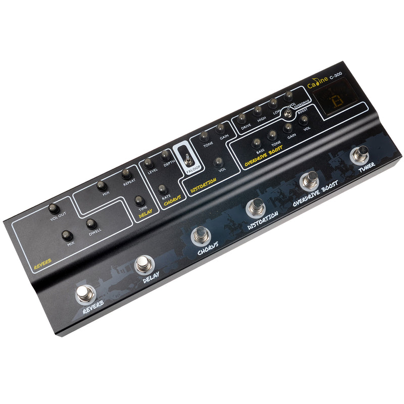 Caline C300 Multi Effect Pedal Built-in Pedal Tuner Guitar Accessories